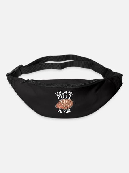 Mettigel Hackfleisch Mett Hack - Gürteltasche - Schwarz