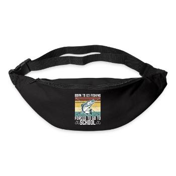 Born To Go Fishing Bass Fish Fisherman Boys - Bum bag - black - Front