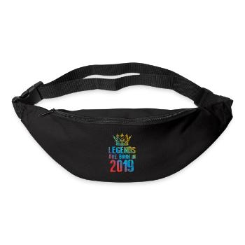 Légendes 2019 nées en - Sac banane - noir - Devant