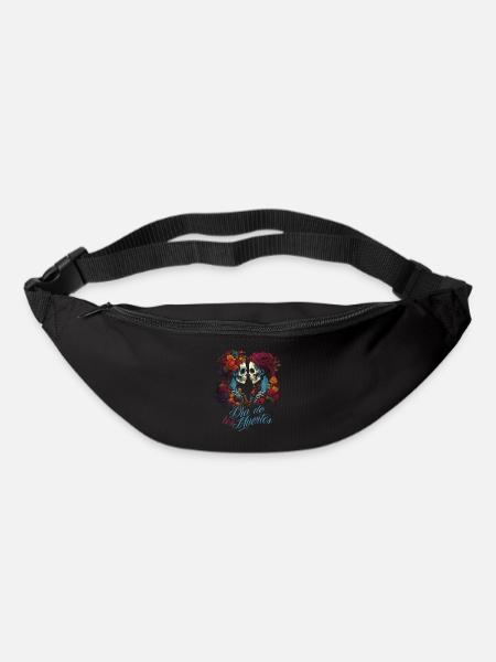 Dia de los Muertos Mexico Day of the Dead Design - Bum bag - black