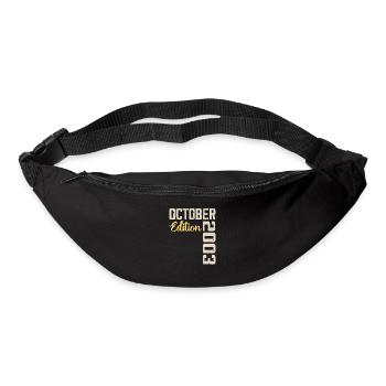 Oktober 2003 Vintage - Retro Geburtstagsgeschenk - Gürteltasche - Schwarz - Vorne