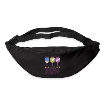 Pickleball und Wein für Pickle Ball, Was That out - Gürteltasche - Schwarz - Vorne