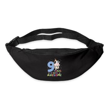 Vache pour les enfants de 9 ans de neuf ans - Sac banane - noir - Devant
