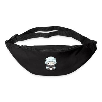 Polar Bear Winter Polar Bear Animal Comic - Bum bag - black - Front