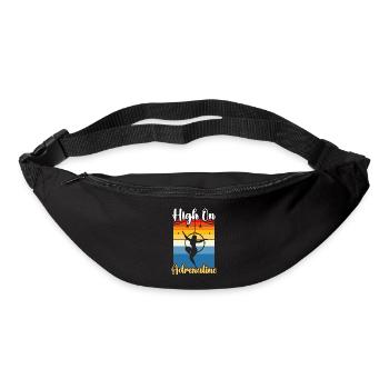 Retro Trapeze Artist Circus Artist Acrobatics - Bum bag - black - Front
