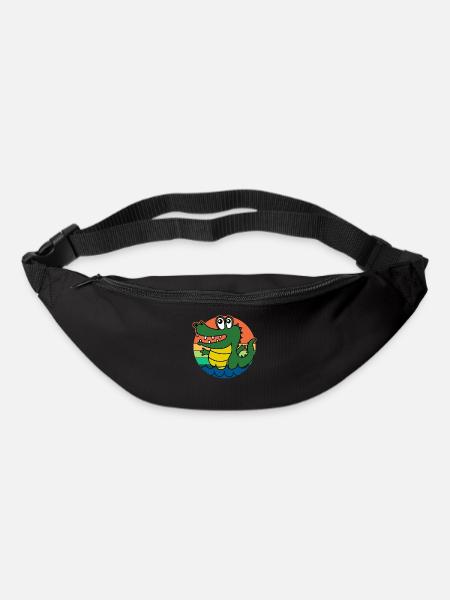 Alligators Rétro Alligator - Sac banane - noir