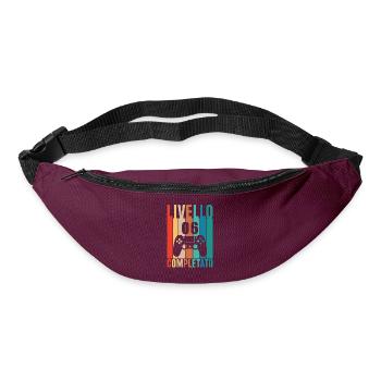 Stufe 6 6 Freigeschaltetes Geschenk - Gürteltasche - Burgunderrot - Vorne