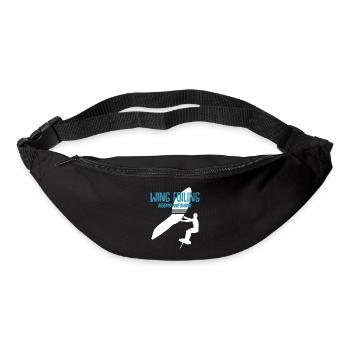 Wing Foiling Wing Surfing Winging - Bum bag - black - Front