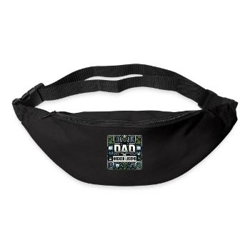 Father's Day Dad The Hacker Legend Dad Dad - Bum bag - black - Front
