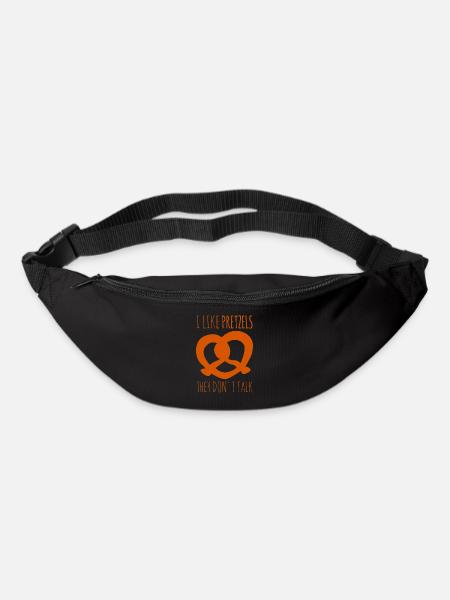 Bretzel Bretzels Bavière - Sac banane - noir