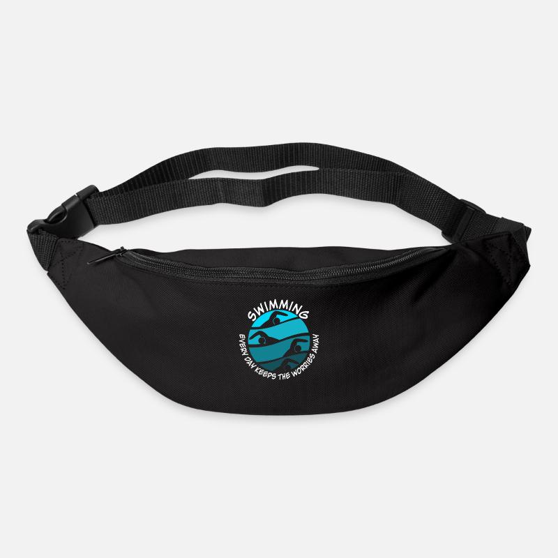 Nageur Piscine Triathlon - Sac banane - noir