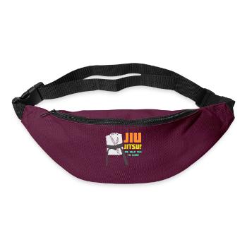 BJJ Ju-Jitsu Brasilian Jiu-Jitsu - Bum bag - burgundy - Front