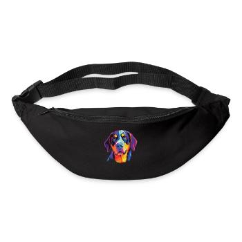 Aquarelle Colorée Grand Suisse - Sac banane - noir - Devant