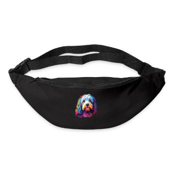 Watercolor Colorful Lion - Bum bag - black - Front