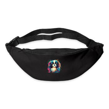 Watercolors Colorful Chin Water - Bum bag - black - Front