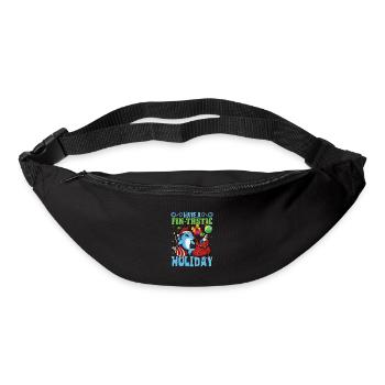 Passez des vacances inoubliables - Christmas Dolphin - Sac banane - noir - Devant
