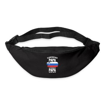 Slowenischer Papa wie ein normaler Papa nur cooler - Gürteltasche - Schwarz - Vorne