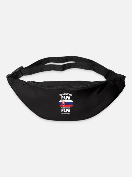 Slowakischer Papa wie ein normaler Papa nur cooler - Gürteltasche - Schwarz