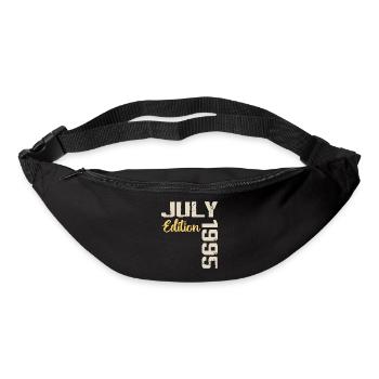 Juli 1995 Geburtstagsshirt Juli 1995 - Gürteltasche - Schwarz - Vorne