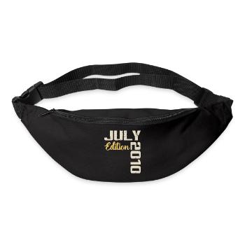 Juillet 2010 Chemise D’anniversaire Juillet 2010 - Sac banane - noir - Devant