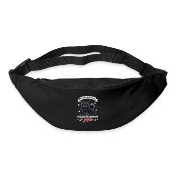 Norwegian Elkhound Mom - Bum bag - black - Front