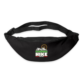 Randonnée en plein air Vélo de trekking - Sac banane - noir - Devant