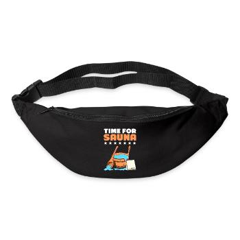 Sauna Wellness Spa - Gürteltasche - Schwarz - Vorne