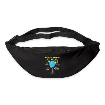 Why I Lose Padel Sportsman Sportsmen - Bum bag - black - Front