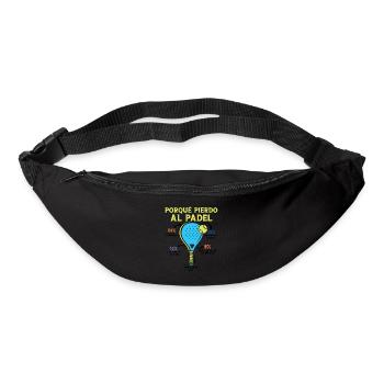 Why I Lose Padel Sportsman Sportsmen - Bum bag - black - Front