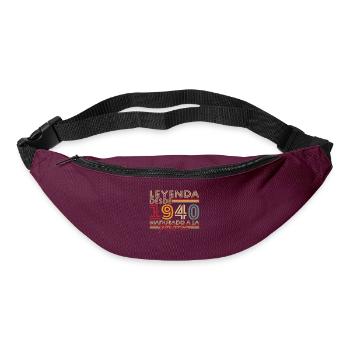 Legend since 1940 Birthday Gift - Bum bag - burgundy - Front