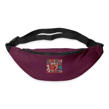 Impressive since 1974 - Bum bag - burgundy - Front