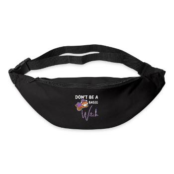 Red Panda Halloween Witches don't be a basic witch - Bum bag - black - Front