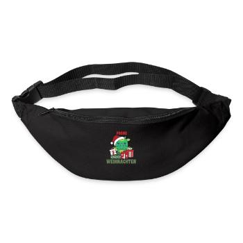 Joyeux Noël Dragon Veille de Noël Dragon - Sac banane - noir - Devant