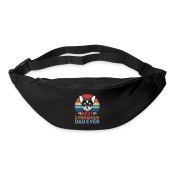 Chihuahua Saying Dad Funny Chihuahua Gift - Bum bag - black - Front
