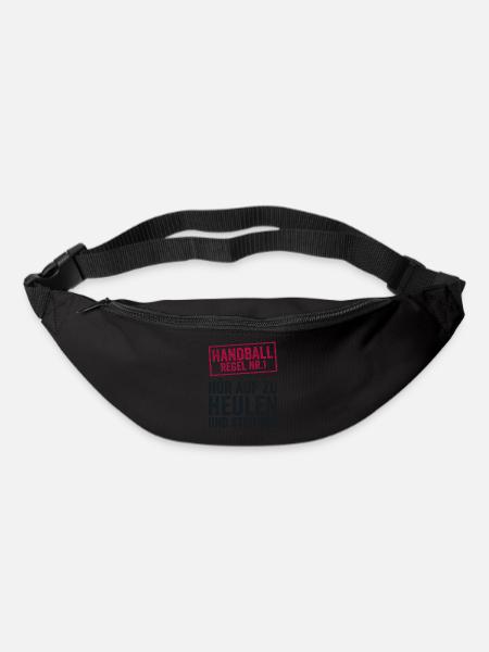 Handball TShirt Handball Cadeau pour les sports d’équipe - Sac banane - noir