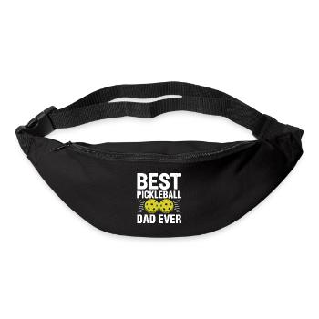 Pickleball Saying Dad Funny Pickleball Gift - Bum bag - black - Front