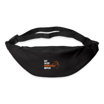 Gift for Basketball Fans Women & Men Eat Sleep Bas - Gürteltasche - Schwarz - Vorne