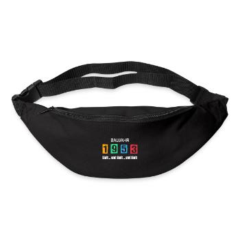 Baujahr 1953 - läuft und läuft und läuft - Gürteltasche - Schwarz - Vorne