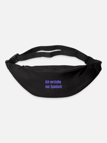 Ich verstehe nur Spanisch - Gürteltasche - Schwarz