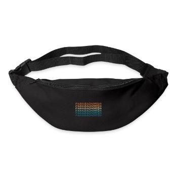 ballsport badminton badminton competition - Bum bag - black - Front