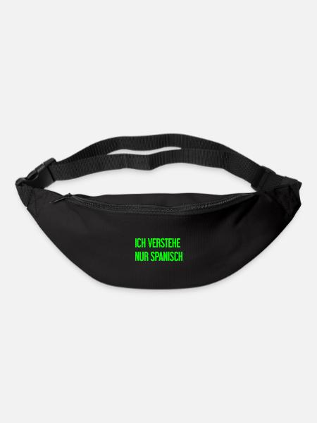 I only understand Spanish - Bum bag - black