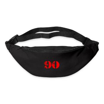 90 number symbol - Bum bag - black - Front
