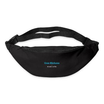 Große , Mutter zu Tochter - Gürteltasche - Schwarz - Vorne