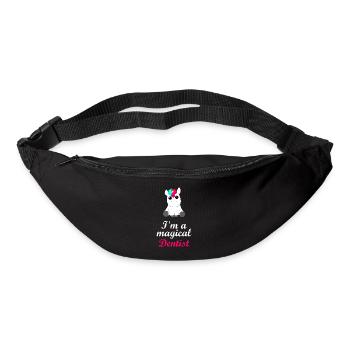 magical dentist tooth fairy, dental floss, cave, toothbrush - Bum bag - black - Front