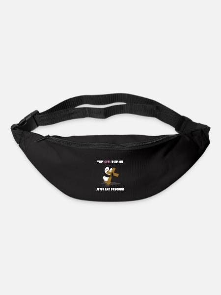Jesus and Penguins - Bum bag - black