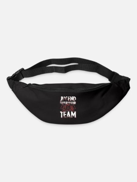 Feuerwehr Team jugend - Gürteltasche - Schwarz