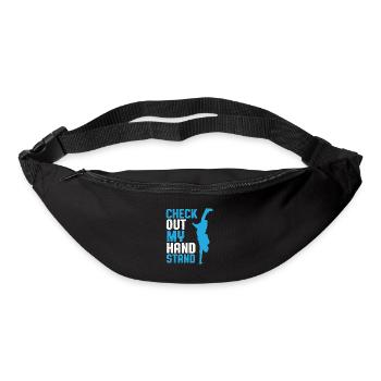 breakdance spruch - Sac banane - noir - Devant