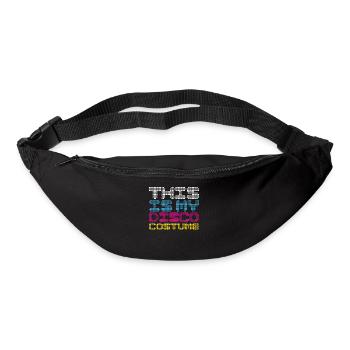 Disco Halloween Costume Apparel - Bum bag - black - Front