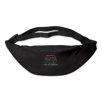 Lustige Komplexe Gleichung Mathematiklehrer - Gürteltasche - Schwarz - Vorne