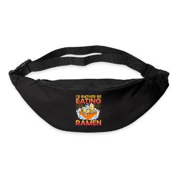 Je préfère manger des Ramen - Sac banane - noir - Devant